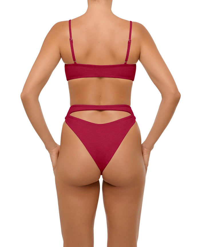 BSWS-T108 Cut-out Front Bralette Top