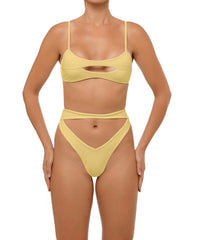 BSWS-T108 Cut-out Front Bralette Top