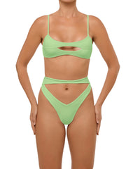 BSWS-T108 Cut-out Front Bralette Top