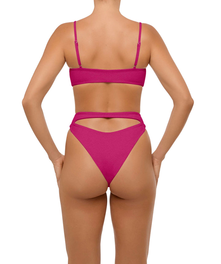 BSWS-T108 Cut-out Front Bralette Top