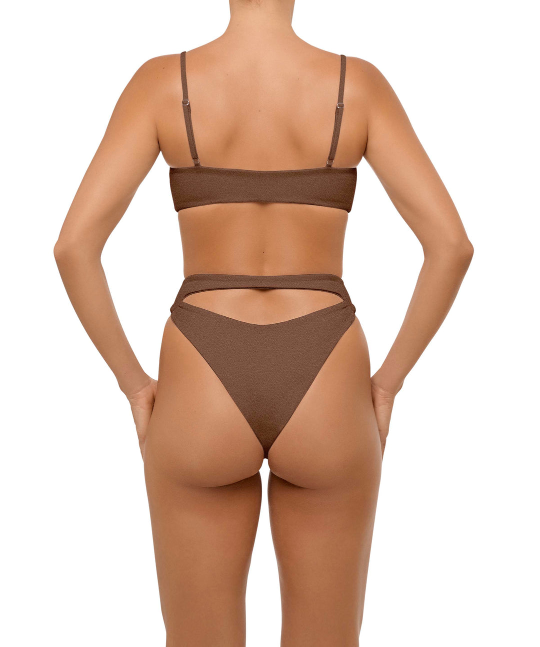 BSWS-T108 Cut-out Front Bralette Top