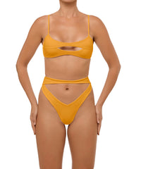 BSWS-T108 Cut-out Front Bralette Top