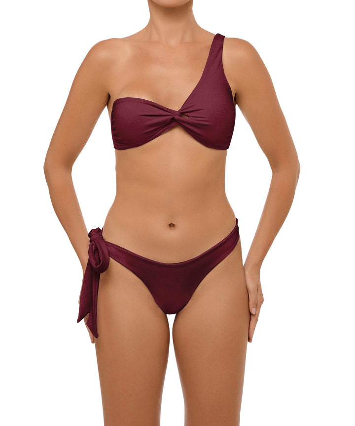 BSWS-B109 Single Side Wide Tie Side Bikini Bottom