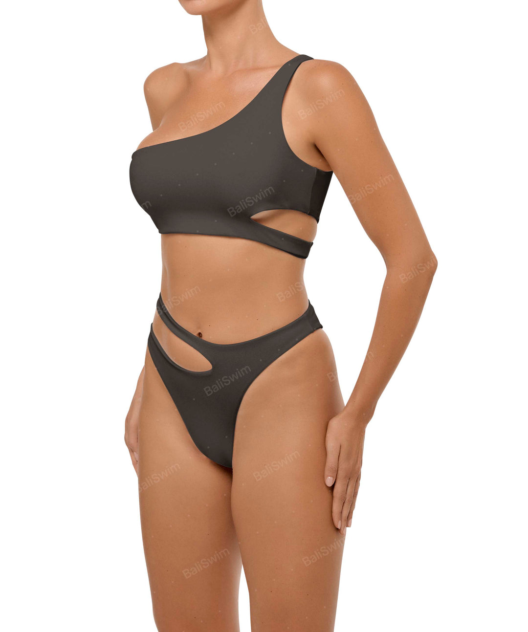 BSWS-T110 Asymmetric Cutout Bikini Top