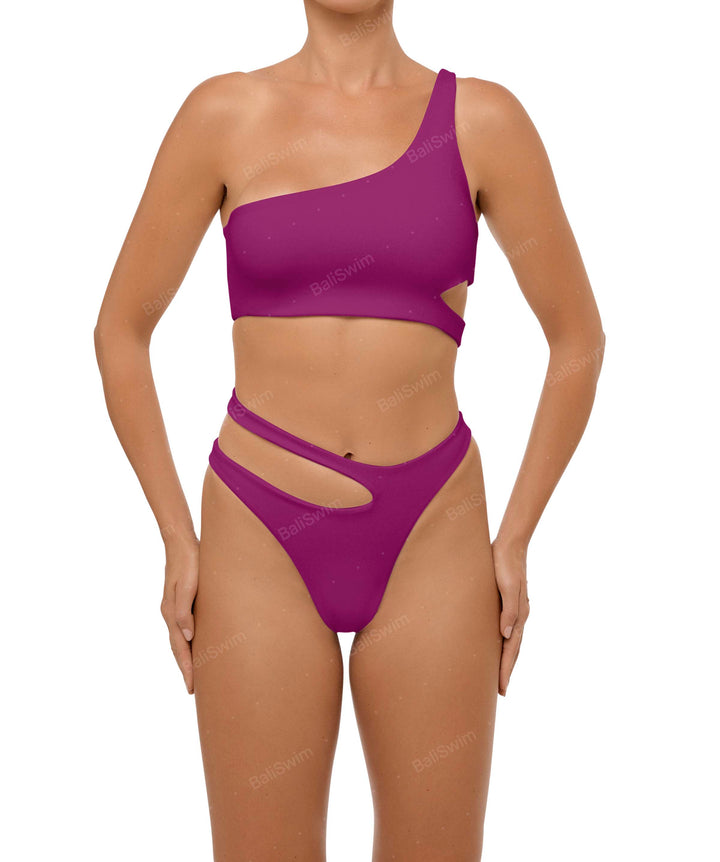 BSWS-T110 Asymmetric Cutout Bikini Top