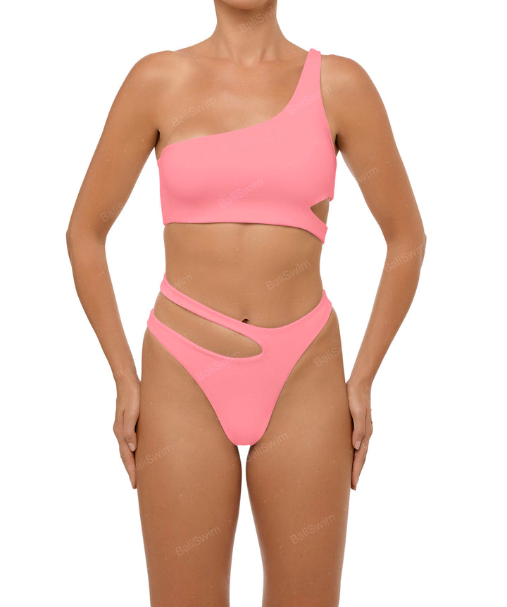 BSWS-T110 Asymmetric Cutout Bikini Top