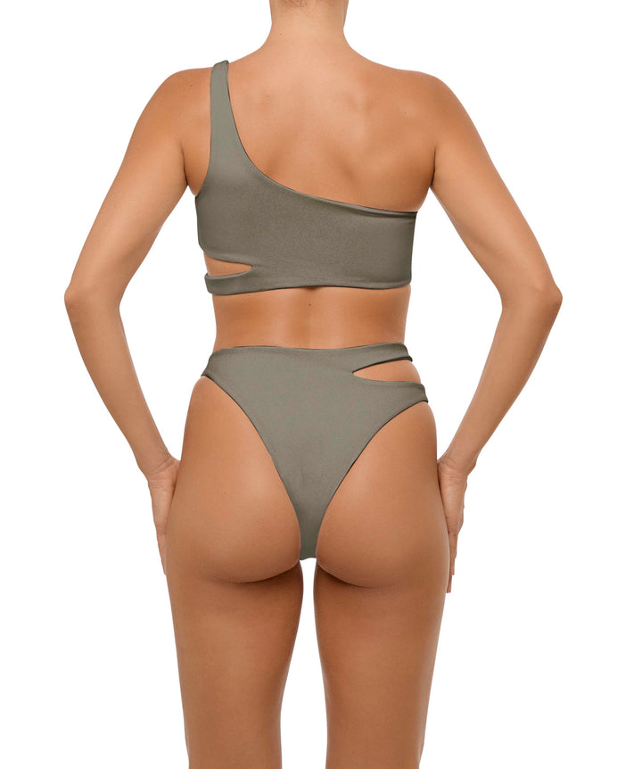 BSWS-B110 Asymmetrical Cutout Bikini Bottom