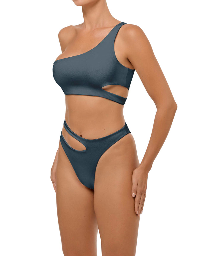 BSWS-T110 Asymmetric Cutout Bikini Top