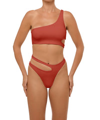 BSWS-T110 Asymmetric Cutout Bikini Top
