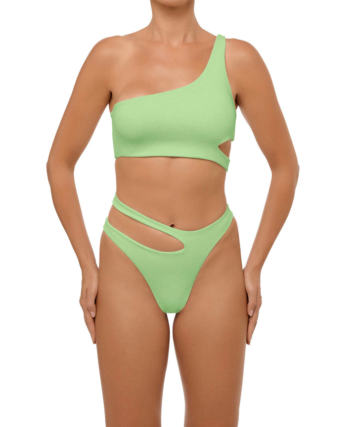 BSWS-B110 Asymmetrical Cutout Bikini Bottom