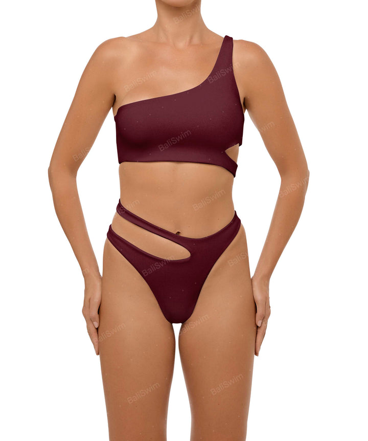 BSWS-T110 Asymmetric Cutout Bikini Top