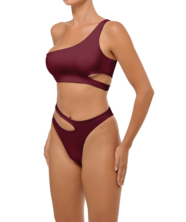 BSWS-T110 Asymmetric Cutout Bikini Top