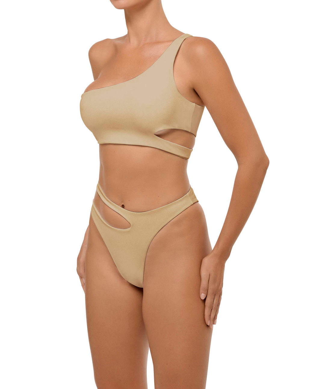 BSWS-T110 Asymmetric Cutout Bikini Top
