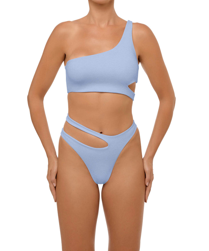 BSWS-B110 Asymmetrical Cutout Bikini Bottom