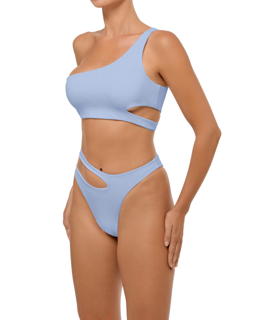 BSWS-T110 Asymmetric Cutout Bikini Top