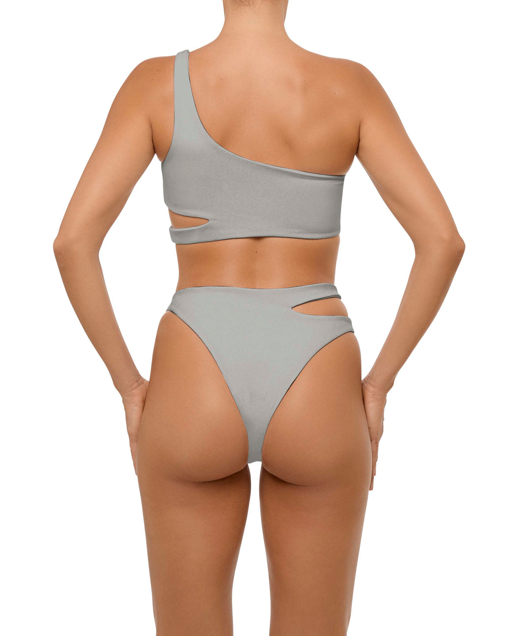BSWS-B110 Asymmetrical Cutout Bikini Bottom