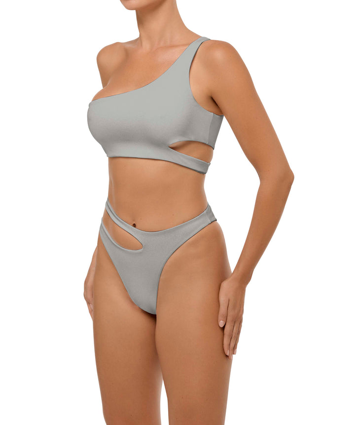 BSWS-B110 Asymmetrical Cutout Bikini Bottom