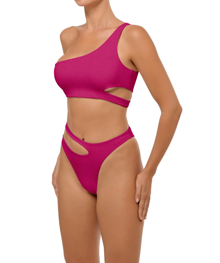 BSWS-T110 Asymmetric Cutout Bikini Top