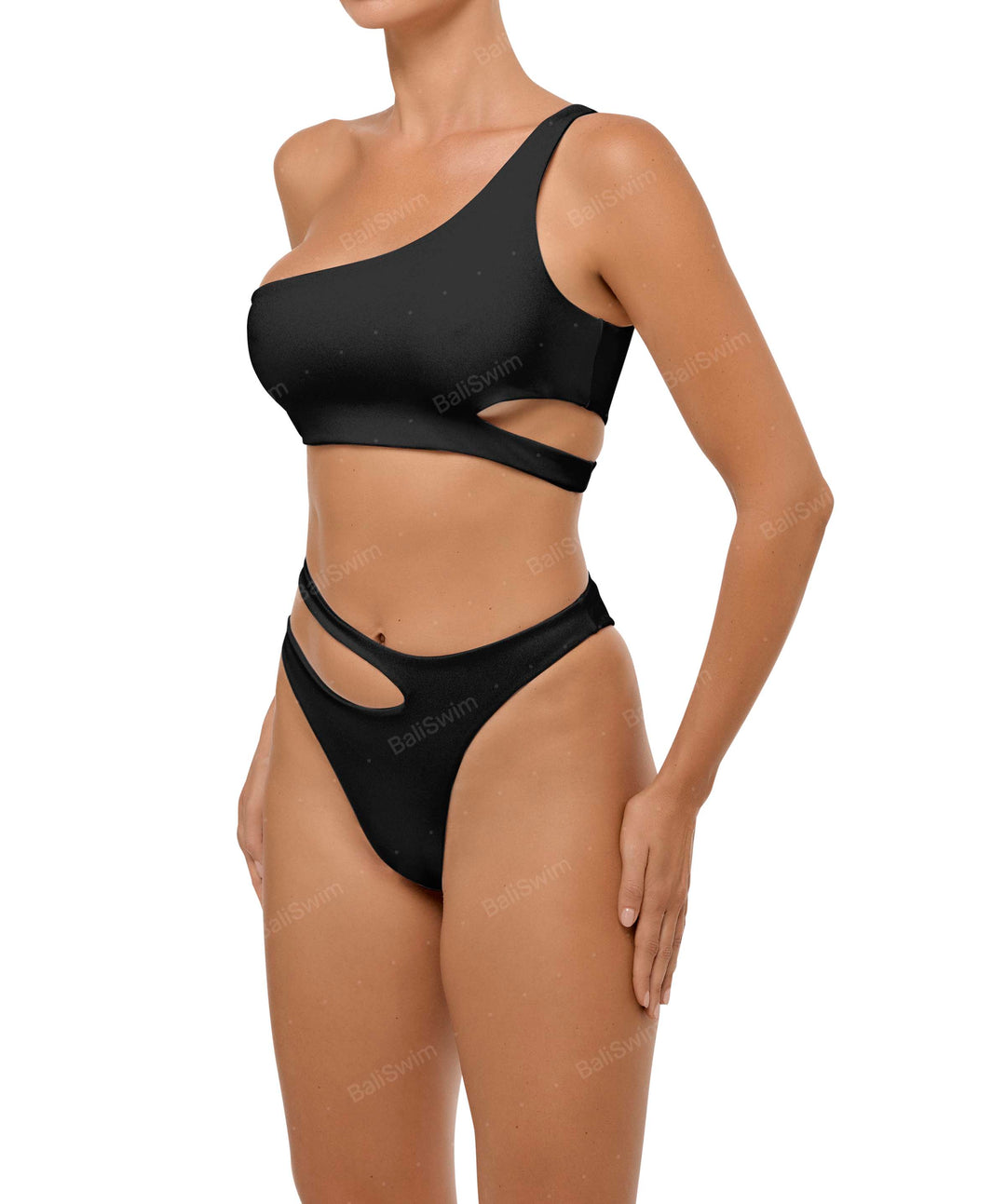 BSWS-T110 Asymmetric Cutout Bikini Top
