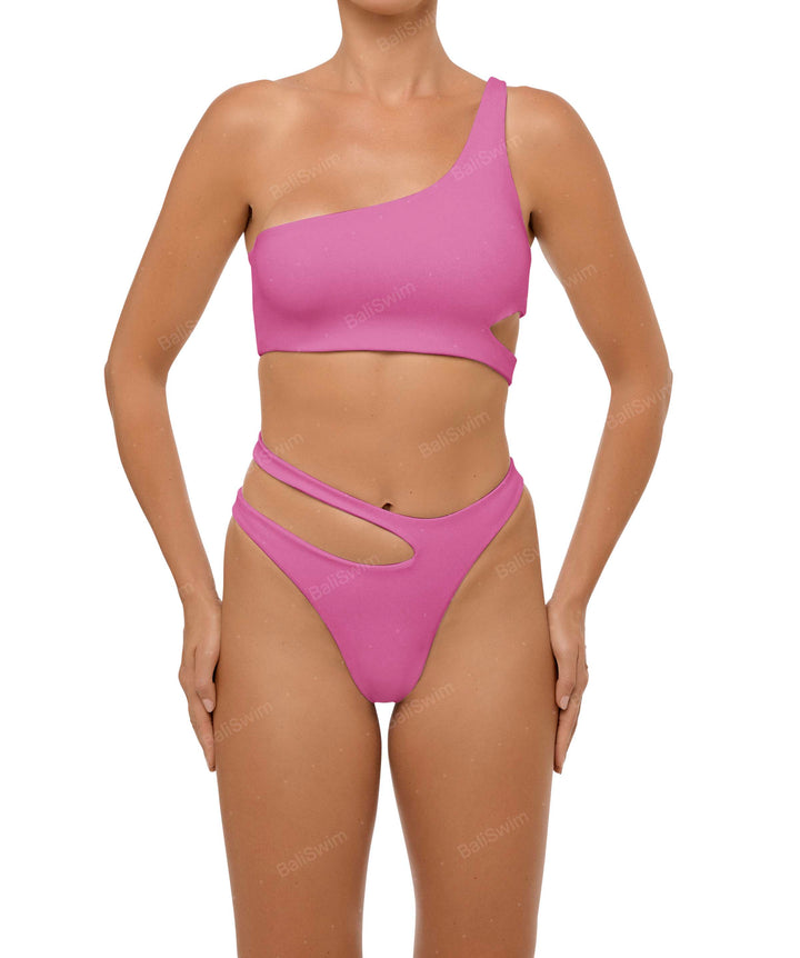 BSWS-T110 Asymmetric Cutout Bikini Top