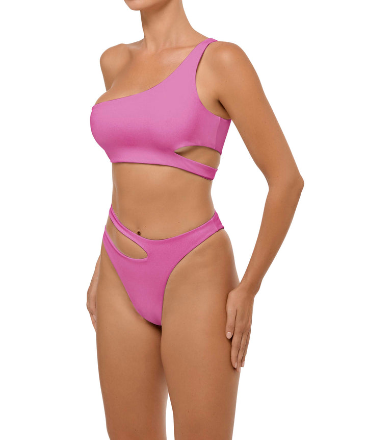 BSWS-B110 Asymmetrical Cutout Bikini Bottom