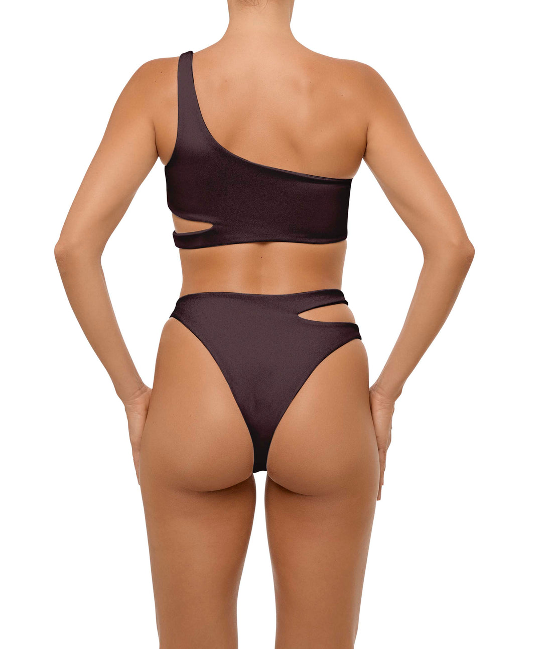 BSWS-B110 Asymmetrical Cutout Bikini Bottom
