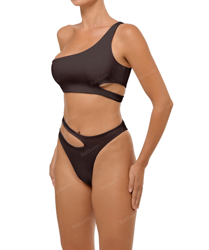 BSWS-T110 Asymmetric Cutout Bikini Top