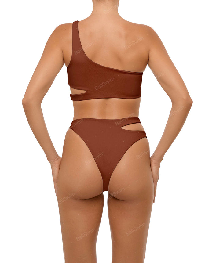 BSWS-B110 Asymmetrical Cutout Bikini Bottom