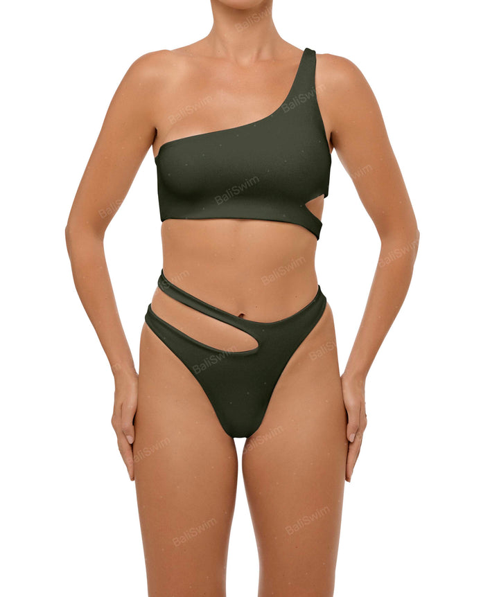 BSWS-T110 Asymmetric Cutout Bikini Top