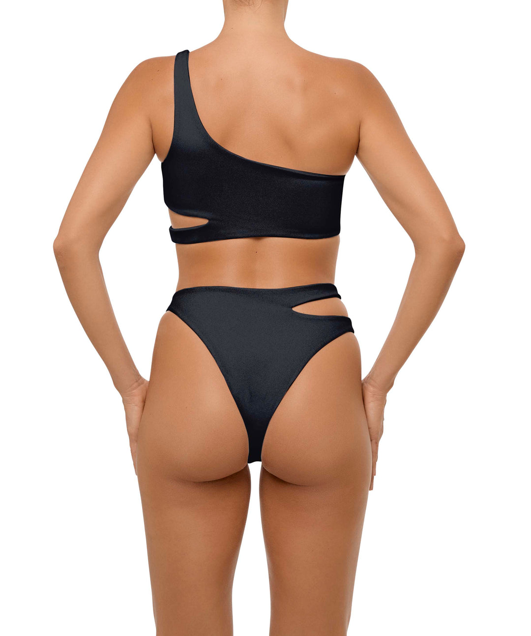 BSWS-B110 Asymmetrical Cutout Bikini Bottom