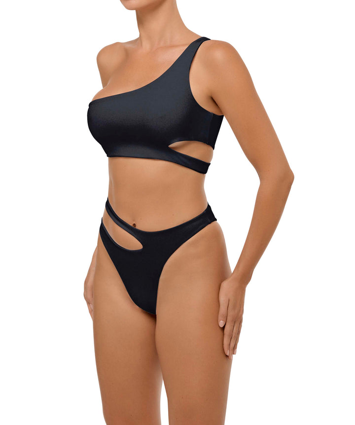 BSWS-B110 Asymmetrical Cutout Bikini Bottom