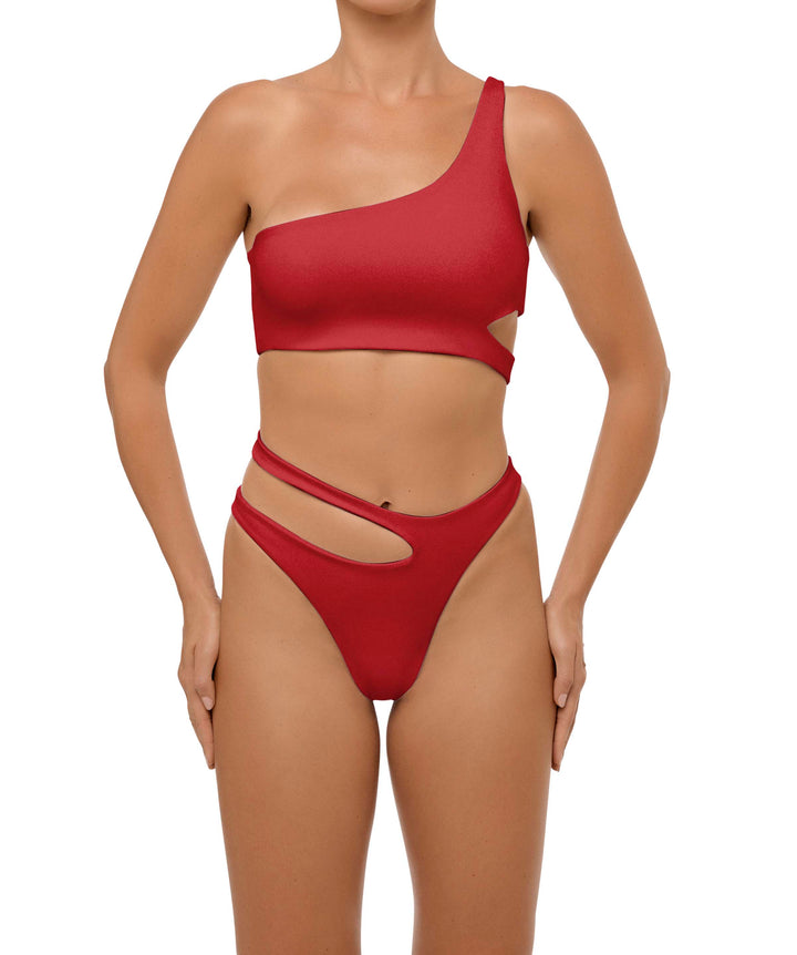 BSWS-T110 Asymmetric Cutout Bikini Top