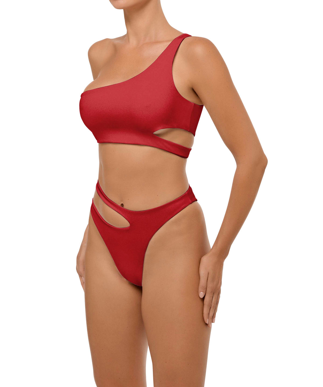 BSWS-T110 Asymmetric Cutout Bikini Top