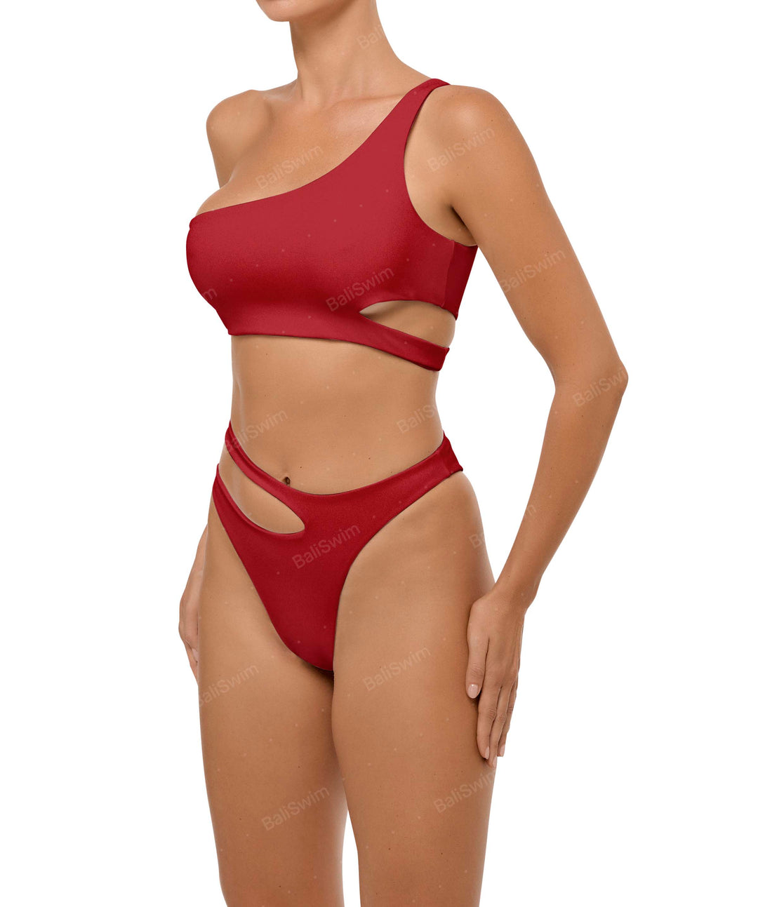 BSWS-T110 Asymmetric Cutout Bikini Top