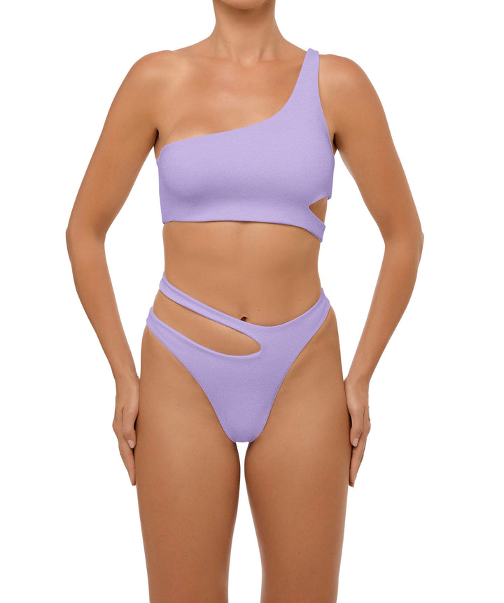 BSWS-B110 Asymmetrical Cutout Bikini Bottom