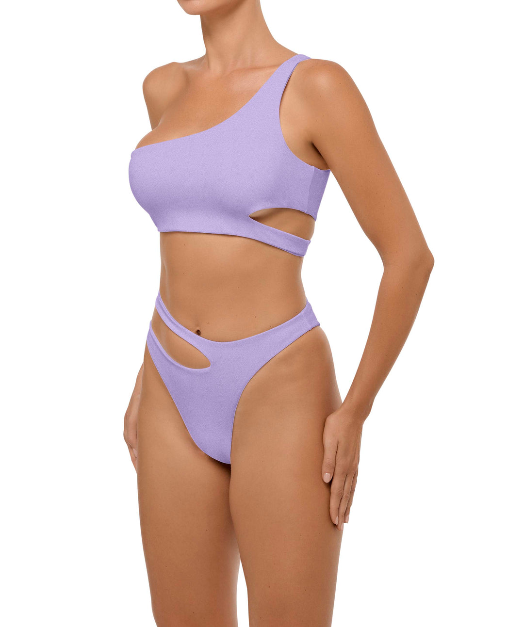 BSWS-T110 Asymmetric Cutout Bikini Top