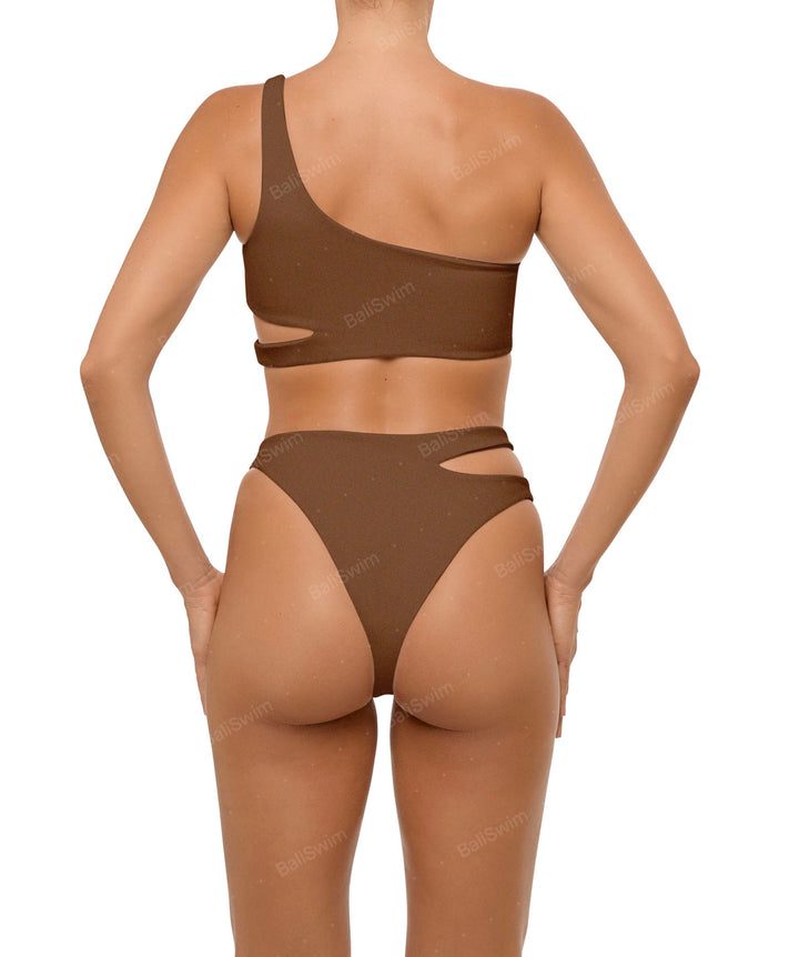 BSWS-B110 Asymmetrical Cutout Bikini Bottom