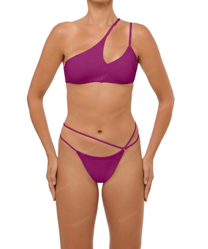 BSWS-B111 Asymmetrical Strappy Bikini Bottom
