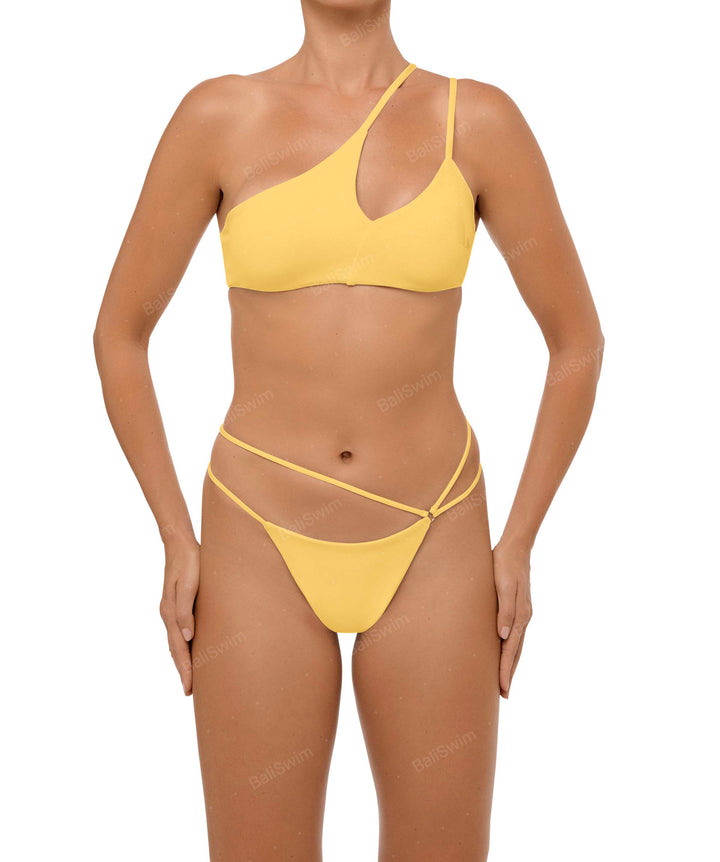 BSWS-B111 Asymmetrical Strappy Bikini Bottom
