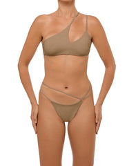 BSWS-T111 Asymmetric Double Straps Bikini Top