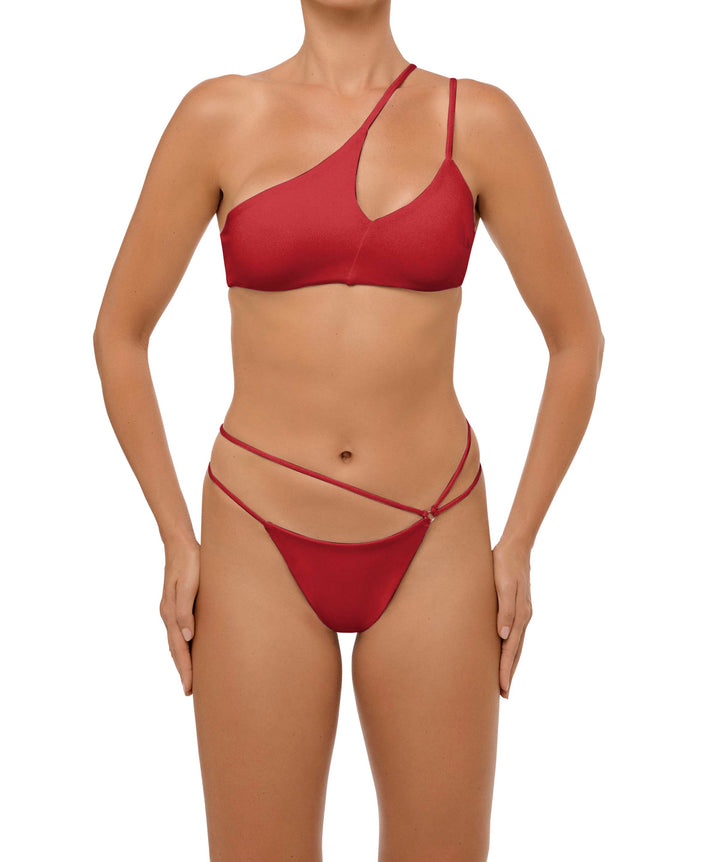 BSWS-B111 Asymmetrical Strappy Bikini Bottom