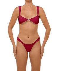 BSWS-T112 Front Claps Closure Bralette Top