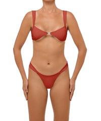 BSWS-T112 Front Claps Closure Bralette Top