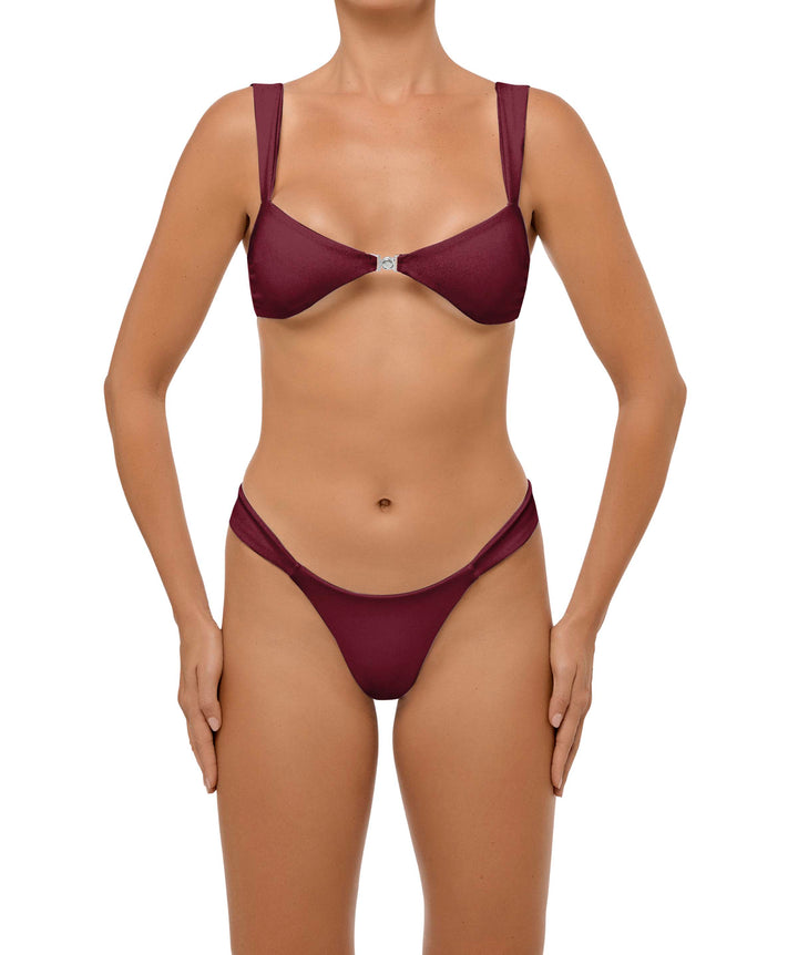 BSWS-T112 Front Claps Closure Bralette Top