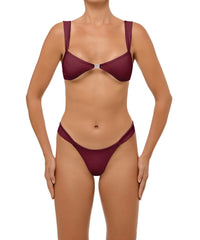 BSWS-T112 Front Claps Closure Bralette Top