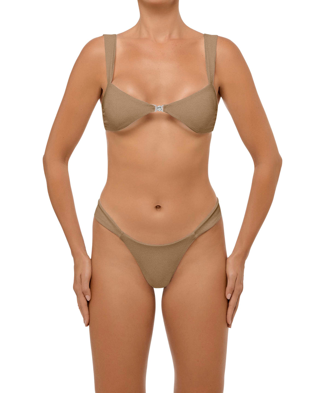 BSWS-T112 Front Claps Closure Bralette Top