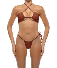 BSWS-B113 Single Side Tunnel Tie Side Bikini Bottom