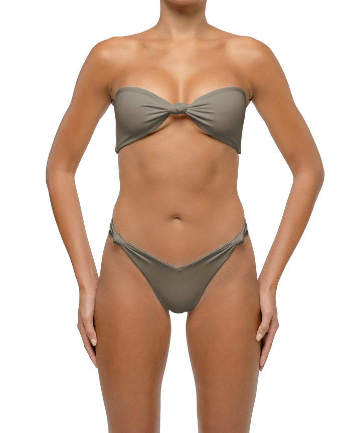 BSWS-T114 Knotted Bandeau Bikini Top