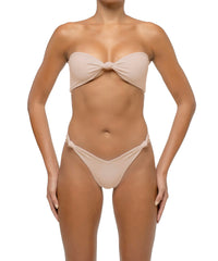 BSWS-T114 Knotted Bandeau Bikini Top