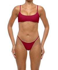 BSWS-B116 Ruched Bikini Bottom